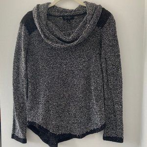 Black and White Knit Sweater